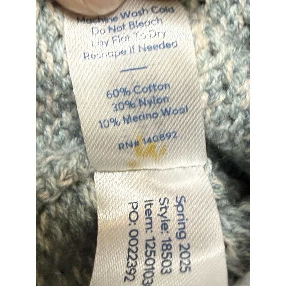 Marine Layer Men’s XXL NEW Marl Crew Neck Heavy Sweater Topaz NWT MSRP:$138